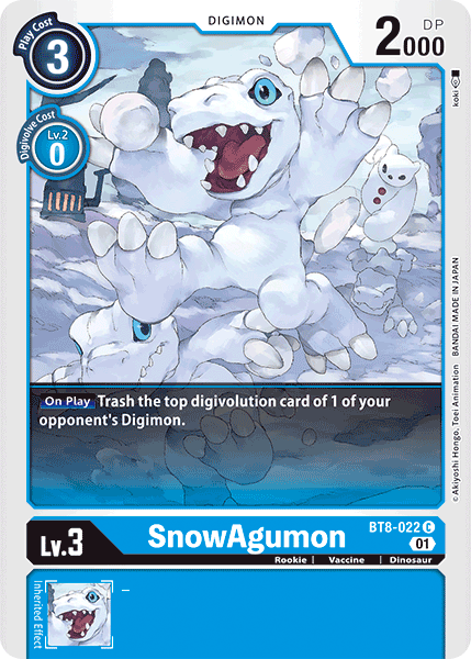 SnowAgumon BT8-022 Full hd image