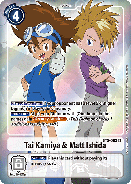 Tai Kamiya & Matt Ishida BT5-093 Full hd image