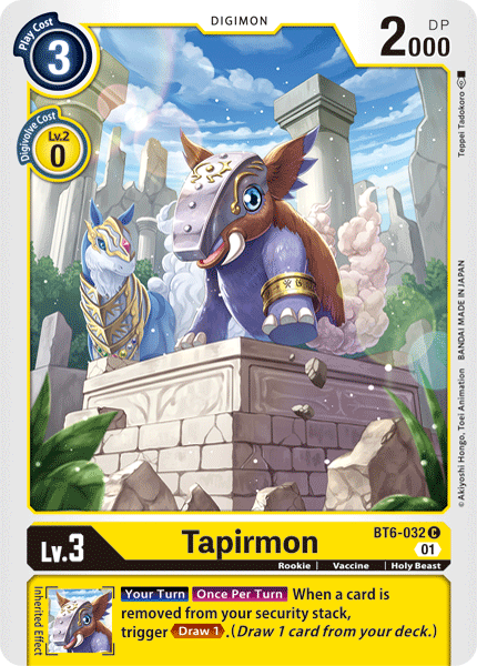 Tapirmon BT6-032 Full hd image