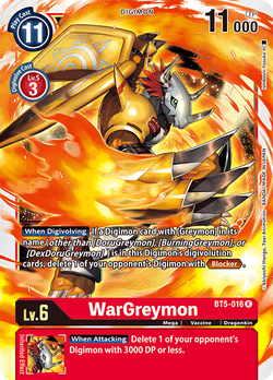 WarGreymon BT5-016 image