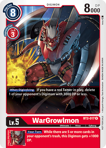 WarGrowlmon BT2-017 Full hd image