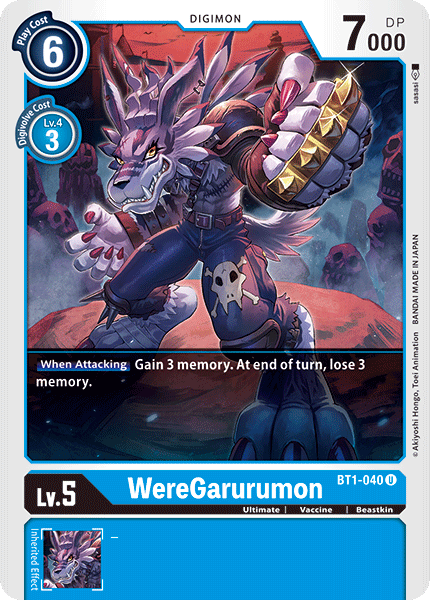 WereGarurumon - BT1-040 Full hd image