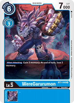 WereGarurumon - BT1-040