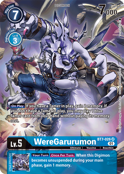 WereGarurumon BT7-026 Full hd image