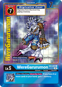 WereGarurumon EX1-017