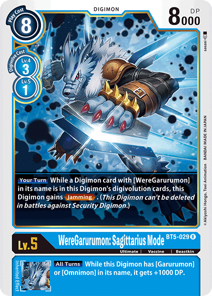 WereGarurumon: Sagittarius Mode BT5-029 Full hd image