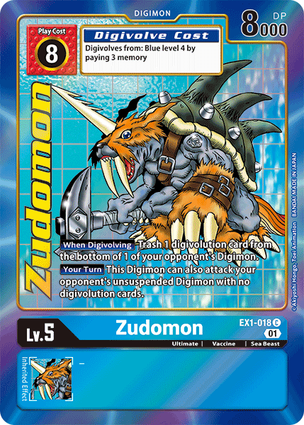 Zudomon EX1-018 Full hd image