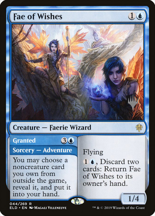 Fae of Wishes // Granted Magic the Gathering MTG Cards
