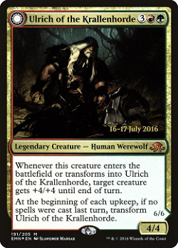 Ulrich de Krallenhorde // Ulrich, alfa sin rival