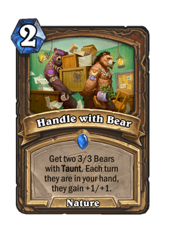 Handle with Bear