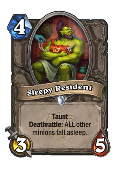 Sleepy Resident Full hd image