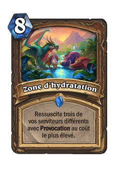 Zone d'hydratation