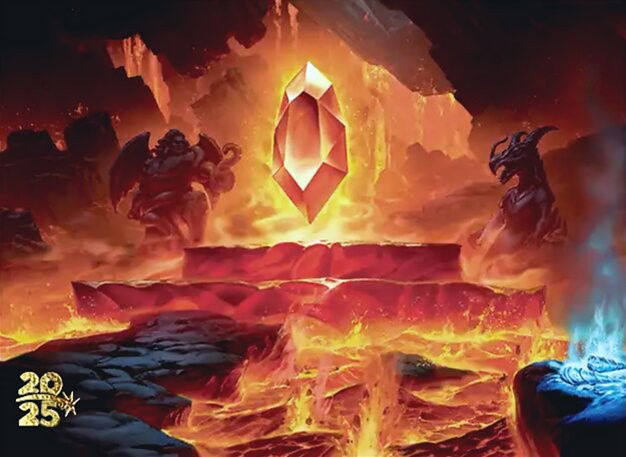 The Fire Crystal Crop image Wallpaper