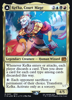 Kefka, Court Mage // Kefka, Ruler of Ruin image