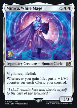 Minwu, White Mage image