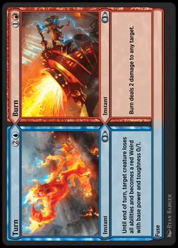 carta spoiler Turn // Burn