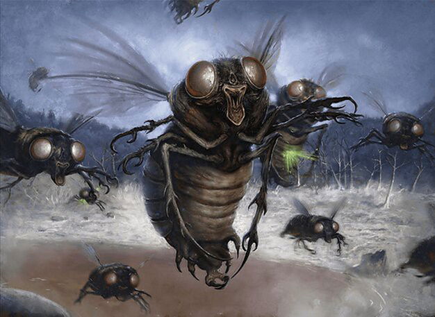 Bloatfly Swarm Crop image Wallpaper