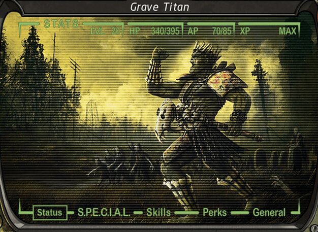 Grave Titan Crop image Wallpaper