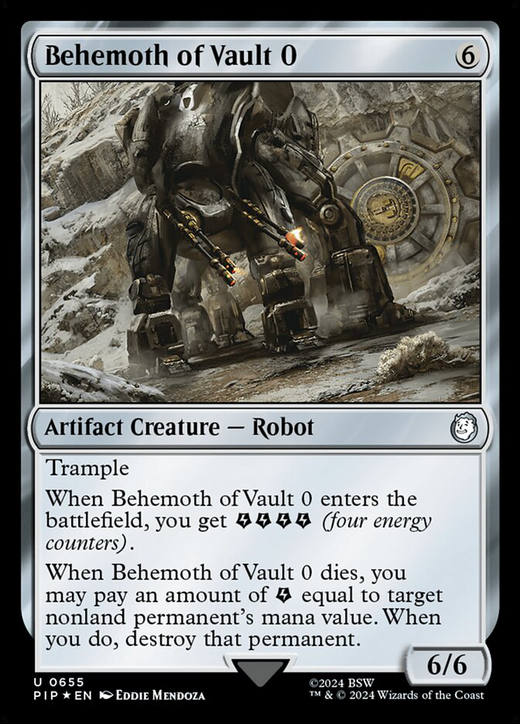 Behemoth of Vault 0 Full hd image
