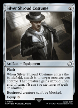 Silver Shroud Costume image