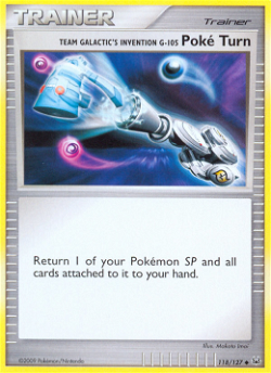 Invención del Equipo Galáctico G-105 Giro Pokémon RP 118 image