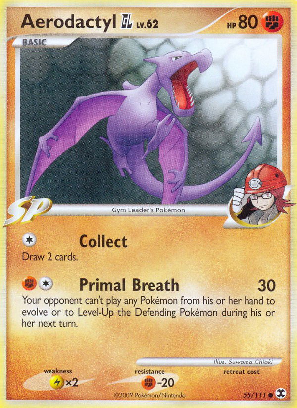 Aerodactyl GL RR 55  Pokemon TCG POK Cards