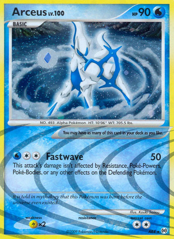 Arceus AR AR4  Pokemon TCG POK Cards