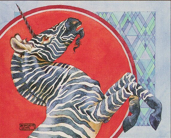 Zebra Unicorn Crop image Wallpaper