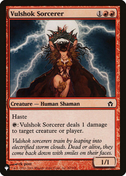 Vulshok Sorcerer
붉은 소크 마법사 image