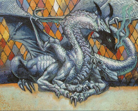 Alabaster Dragon Crop image Wallpaper