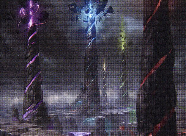 Cryptic Spires Crop image Wallpaper