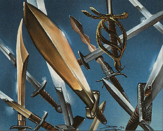 Wall of Swords Crop image Wallpaper