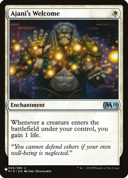 Ajani's Welcome image