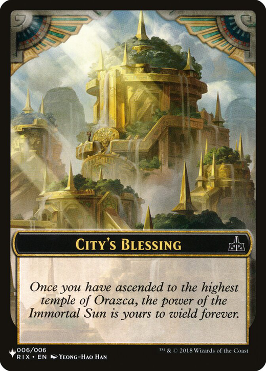 City's Blessing Card Full hd image
