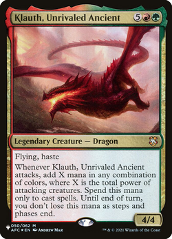 Klauth, Unrivaled Ancient image