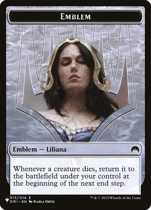 Liliana, Defiant Necromancer Emblem Full hd image