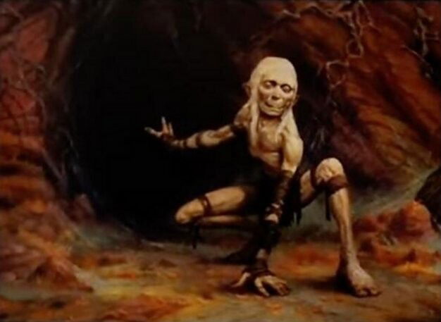 Gollum, Scheming Guide Crop image Wallpaper