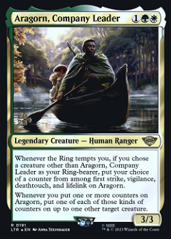Aragorn, chef de la compagnie