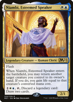 Niambi, oradora reconocida