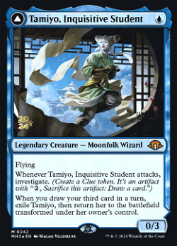 Tamiyo, Inquisitive Student // Tamiyo, Seasoned Scholar