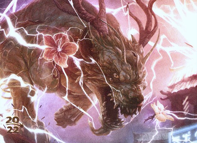 Thundering Raiju Crop image Wallpaper