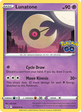 Lunatone PGO 34 image