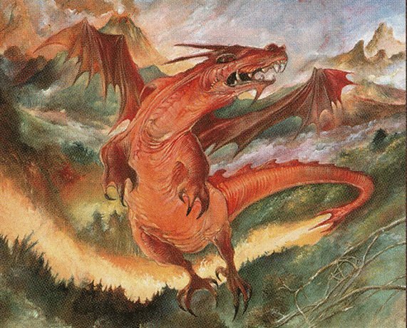Fire Dragon Crop image Wallpaper