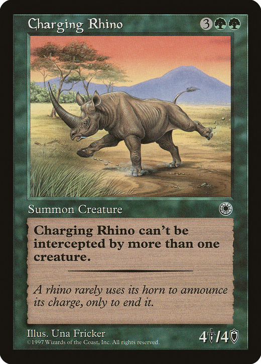 Charging Rhino image