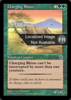 Rhinocéros fougueux