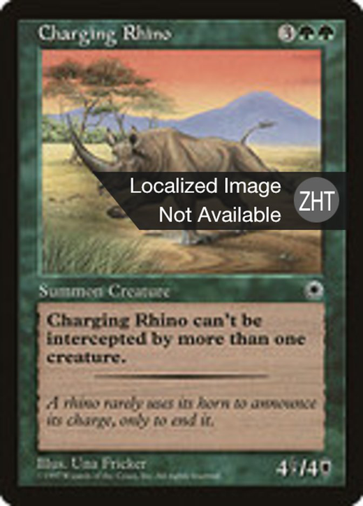 Charging Rhino image