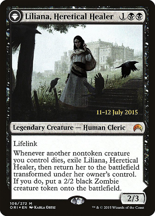 Liliana, Heretical Healer // Liliana, Defiant Necromancer image
