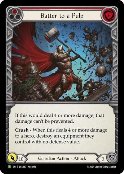 Batter to a Pulp Flesh and Blood プロモ Batter to a Pulp | Flesh and Blood FAB Cards