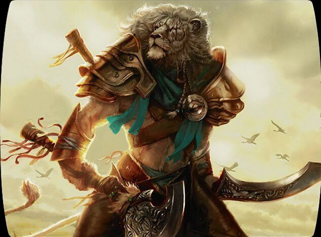 Ajani, Mentor of Heroes Crop image Wallpaper