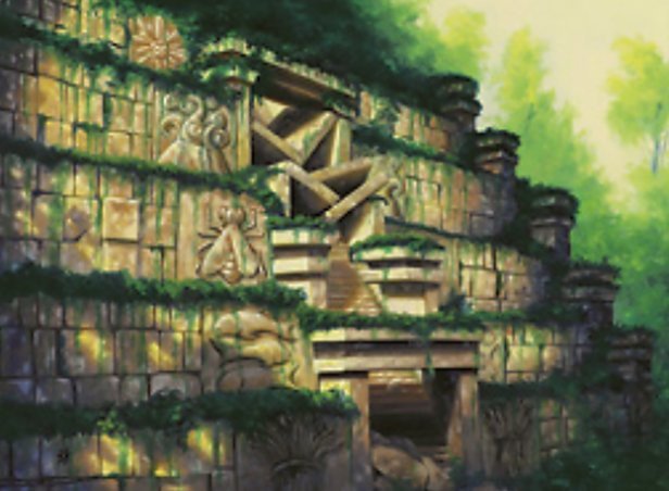 Ancient Ziggurat Crop image Wallpaper